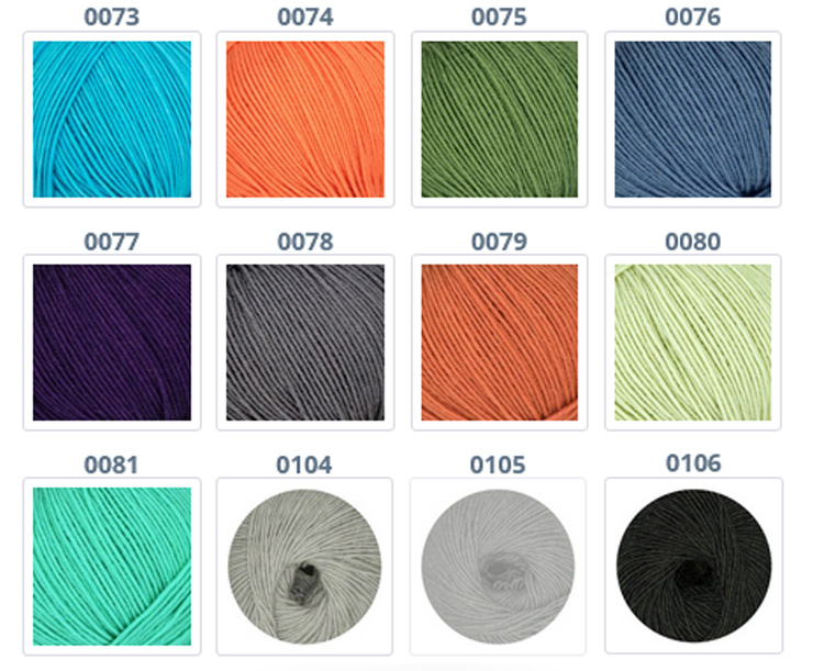 Farbkarte ONline LINIE  16 Starwool Light