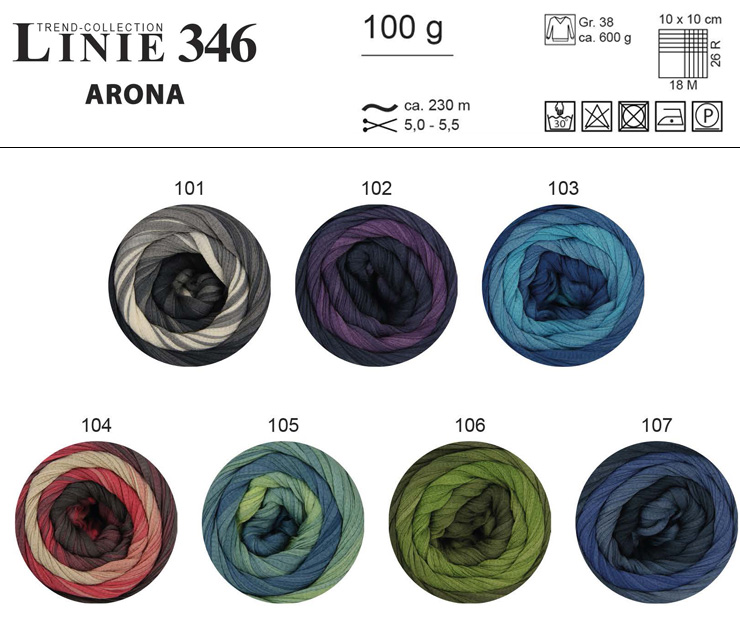 Farbkarte ONline LINIE 346 Arona