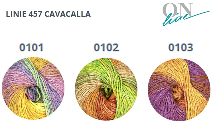 Farbkarte ONline Linie 457 Cavacalla Farbkarte ONline Linie 457 Cavacalla