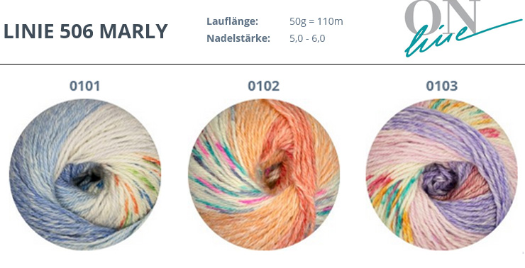 Farbkarte ONline Linie 506 Marly Farbkarte ONline Linie 506 Marly