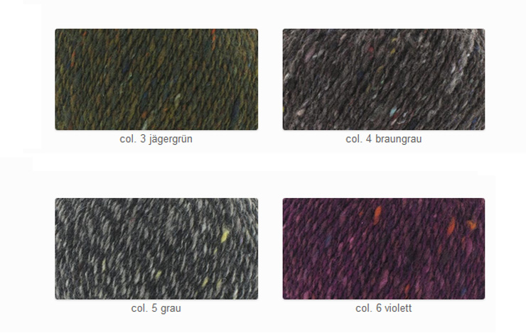 Farbkarte Schulana Cashmere-Tweed Farbkarte Schulana Cashmere-Tweed