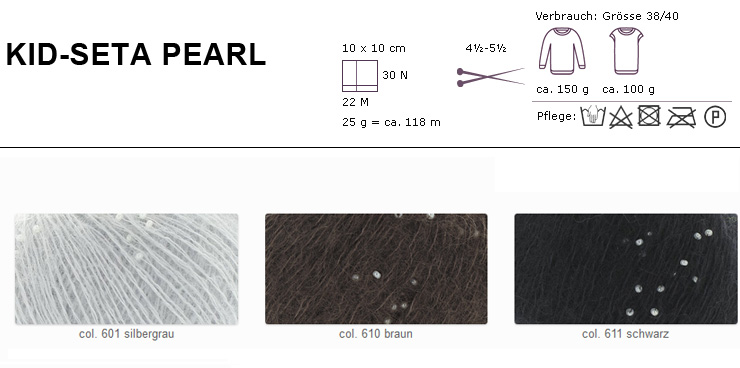 Farbkarte Schulana Kid-Seta Pearl Farbkarte Schulana Kid-Seta Pearl
