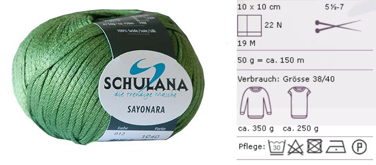 Farbkarte Schulana Sayonara Farbkarte Schulana Sayonara