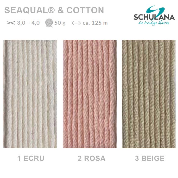 Farbkarte Schulana Seaqual & Cotton Farbkarte Schulana Seaqual & Cotton